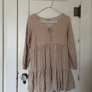 Floral Patterned Tunic Dress